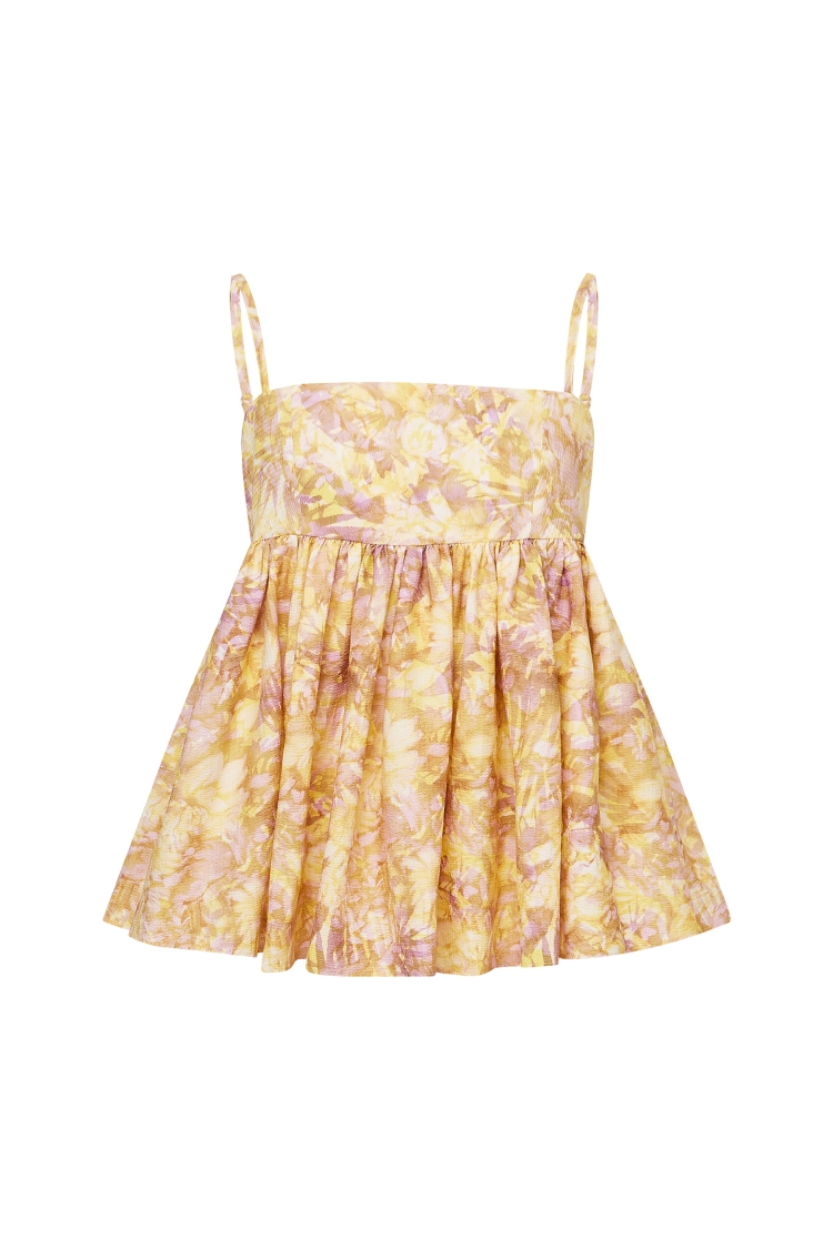 Virilis Floral Embroidered Camisole